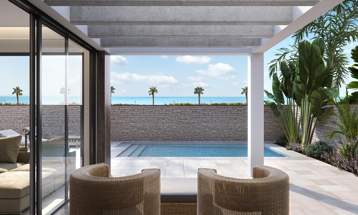 View to pool