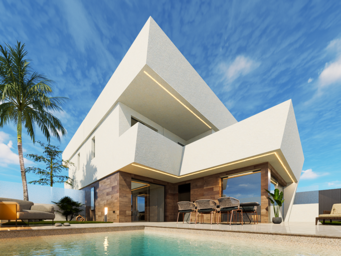 FOR SALE: New Build Nebur Villas in San Pedro del Pinatar, Murcia