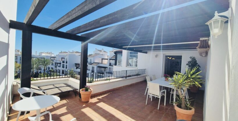 Penthouse Apartment For Sale 2 Bed 1 Bath- La Torre Golf Resort – Murcia