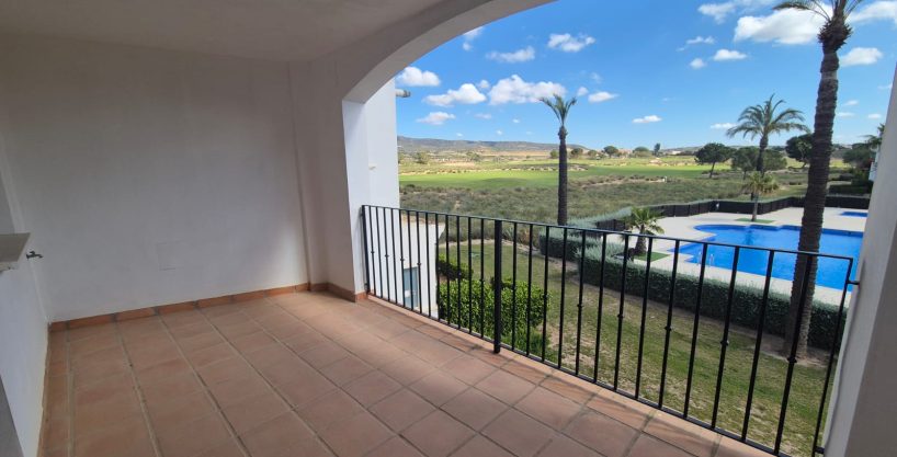 2 Bed,1 Bath Apartment with Great Views – Hacienda Riquelme Golf Resort, Murcia