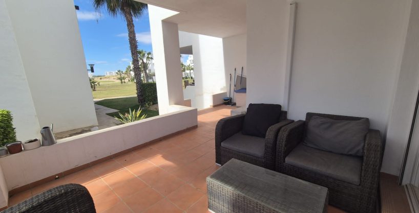 2 Bed, 1 Bath Ground Floor Apartment For Sale – Terrazas de la Torre Golf, Murcia