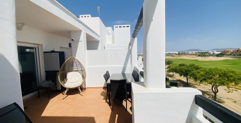 2 Bed, 1 Bath Penthouse Apartment For Sale – Terrazas de la Torre Golf Resort, Murcia