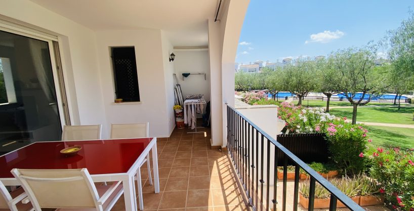 2 Bed, 1 Bath South-Facing Apartment For Sale – La Torre Golf Resort, Murcia